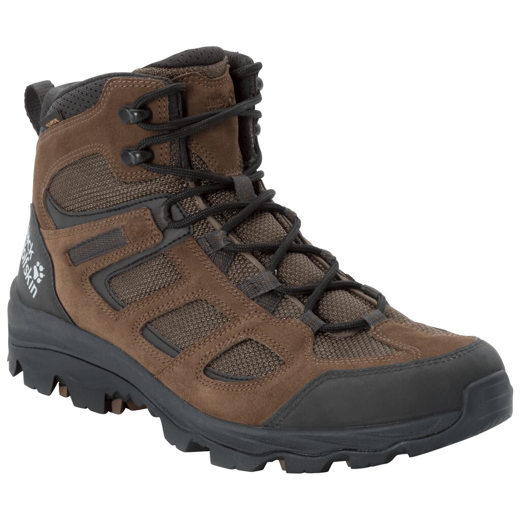 Jack Wolfskin VOJO 3 TEXAPORE MID ορειβατικα παπουτσια ανδρικα καφε/μαυρα | GR3962202